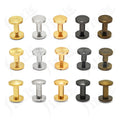 Flat/Arc Belt Screw Leather Craft Chicago Nail