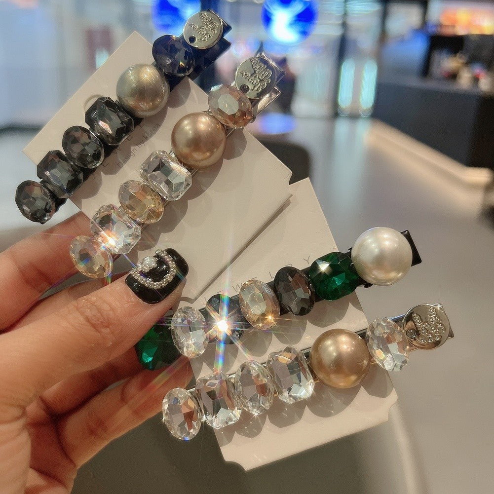 Light Luxury Rhinestone Hairpin for Women
