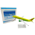 High Simulation 1:400 Russia Air Siberia S7 A320 Airplane Model Plane