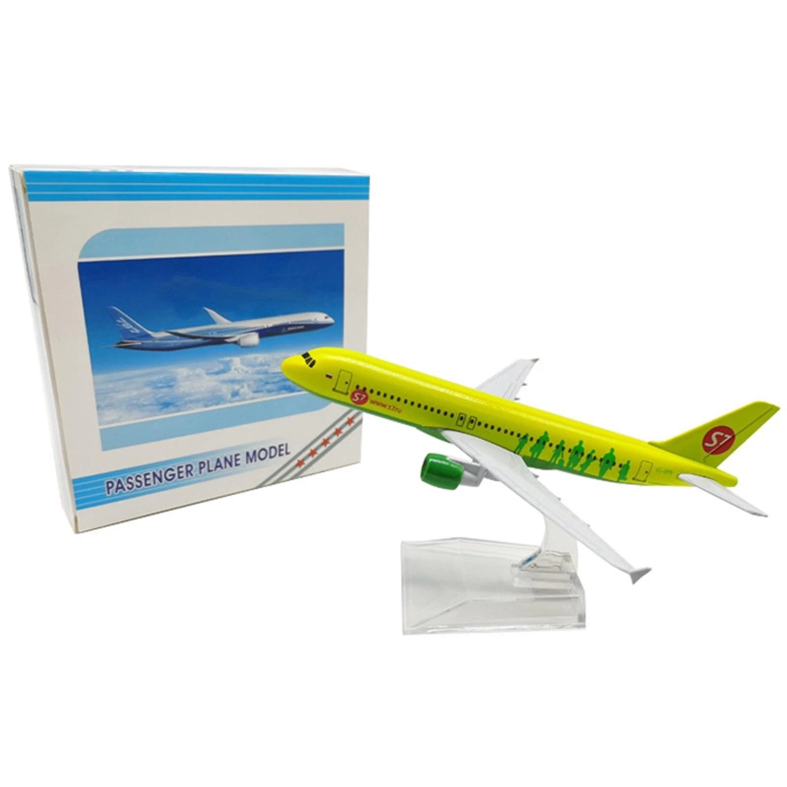 High Simulation 1:400 Russia Air Siberia S7 A320 Airplane Model Plane