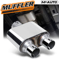 Chrome 2.5" Center Inlet Exhaust Muffler
