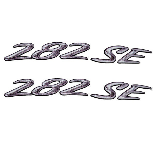 Rinker Boat Brand Decal 282 SE Gray White by Rinker
