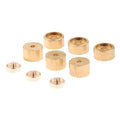 Set Golden Trumpet Valve Finger Buttons Trumpet Instrument Accessories