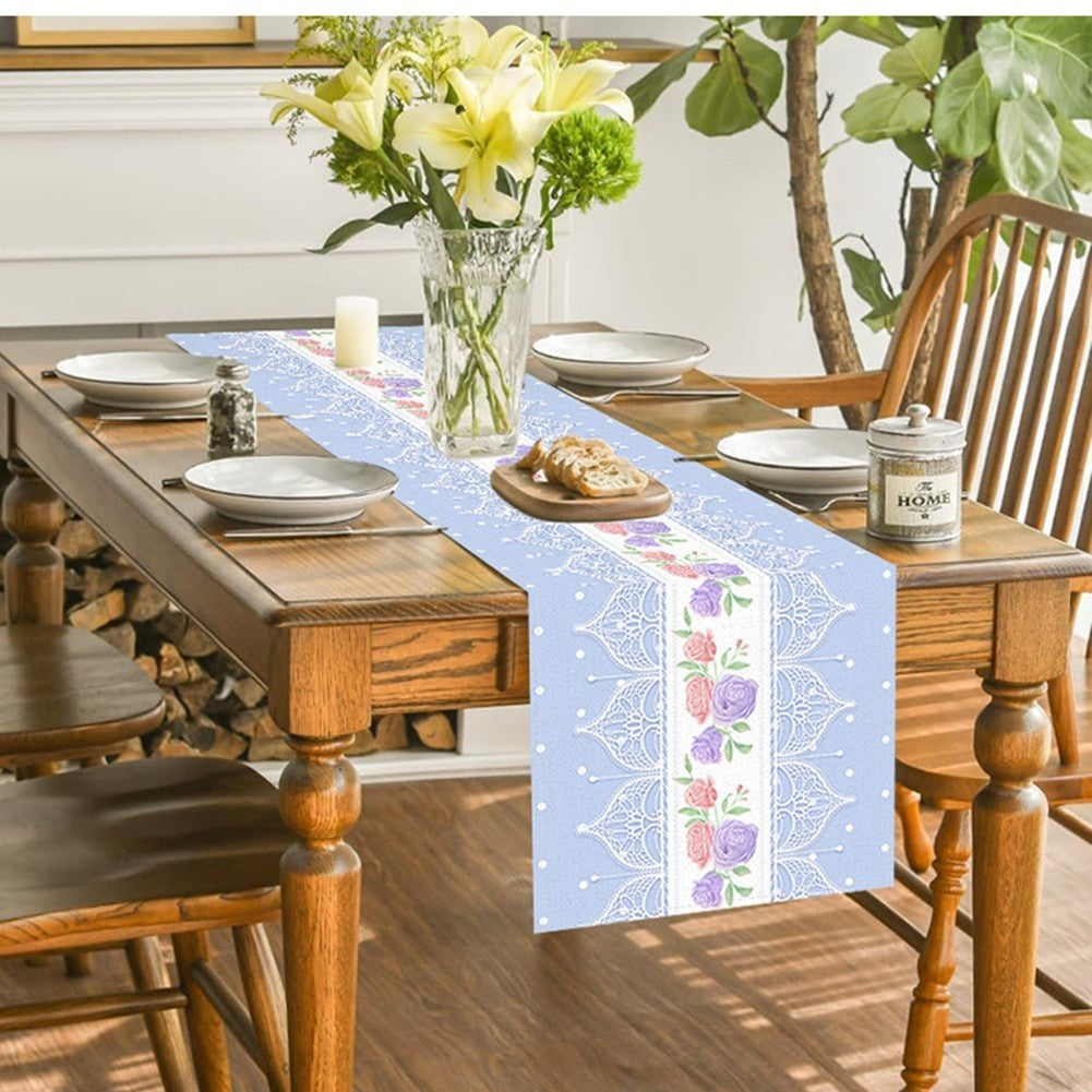 Polyester Floral Table Cover