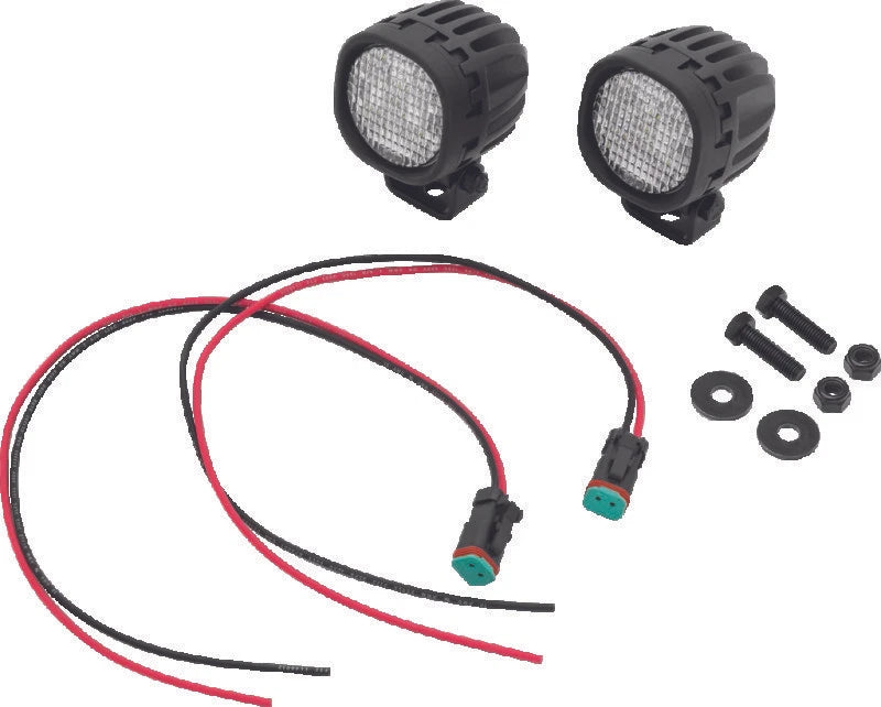 Kuryakyn Lodestar 750l Flood Beam High-output Driving Lights For