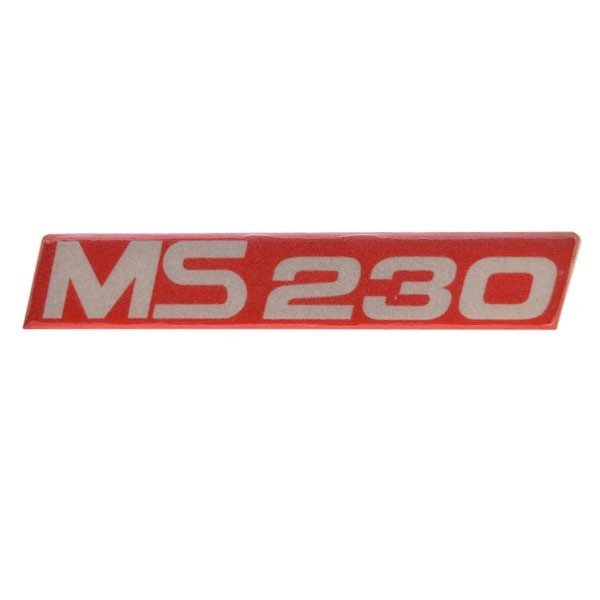 MasterCraft Boat Decal MS230 Red Silver by MasterCraft