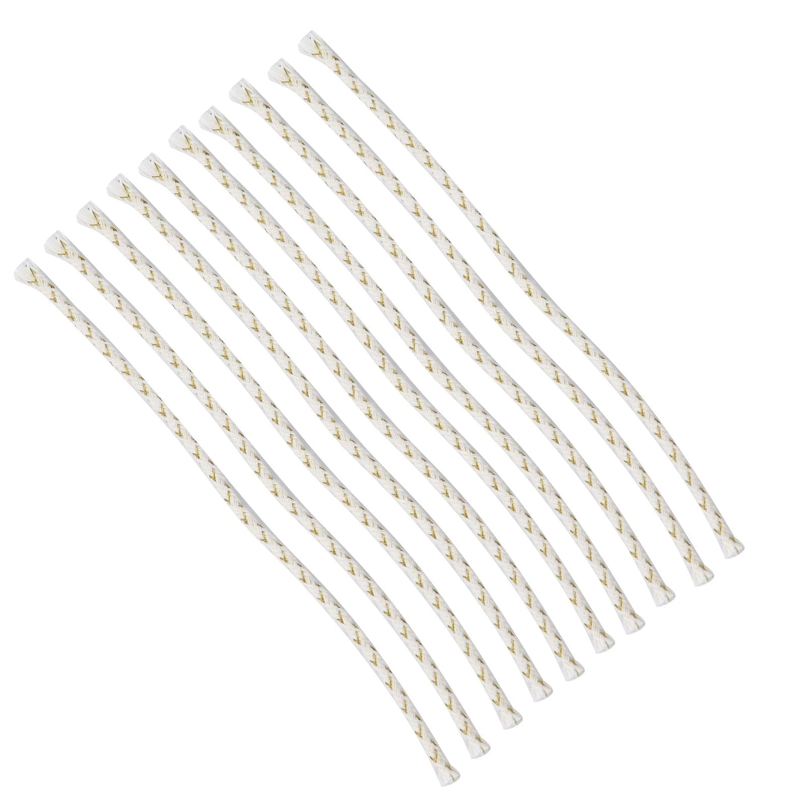 10pack Copper Wire Cotton Core Wicks Thread In Dispenser For Oil