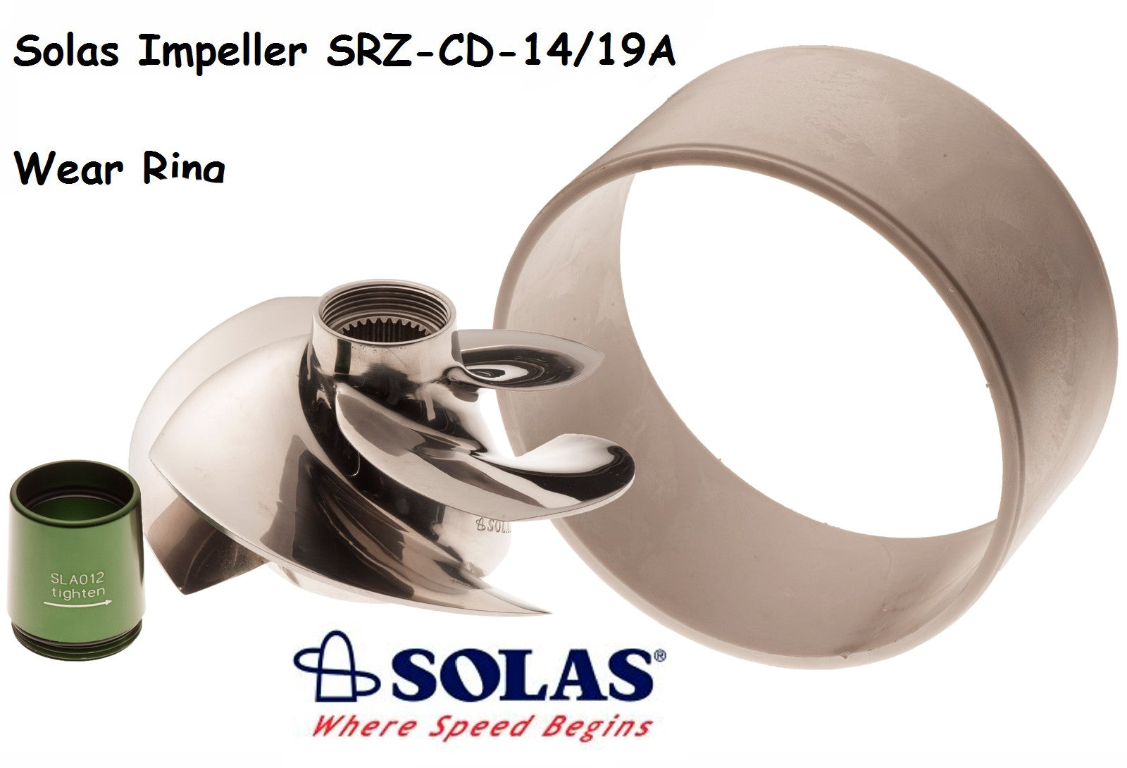 Solas Sea Doo 4-Tec Impeller & Wear Ring SRZ-CD-14/19A by Solas