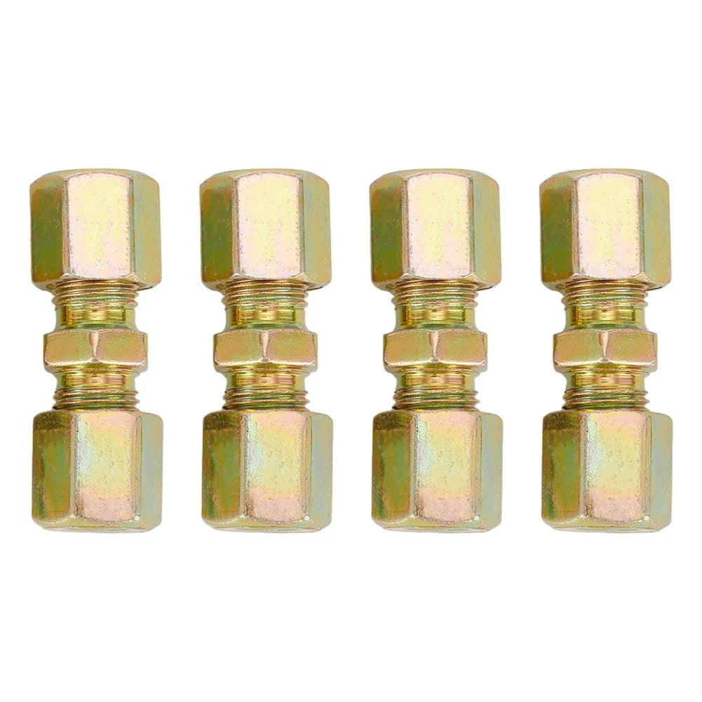4 X Brake Line Fitting For Brake Pipe 4.75mm Without Flanging