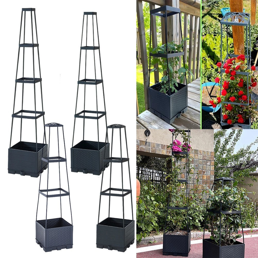Adjustable Height Climbing Plants Design