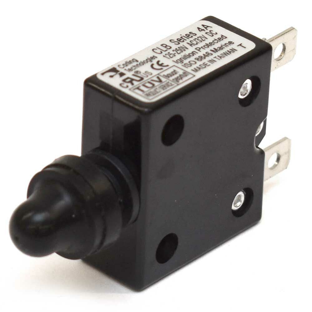 Carling Boat Push-To-Reset Circuit Breaker by Carling