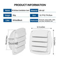 Vent Cover For Rvs Boats Trailers For Campers Cabins Utility Boxes