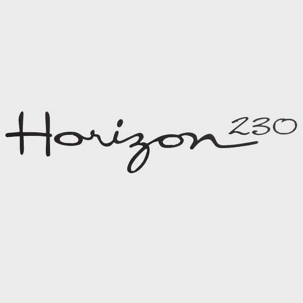 Four Winns Boat Brand Decal Horizon 230 Black Sticker by Four Winns