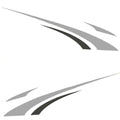 Malibu Boat Graphic Decals Ride Silver Stickers by Malibu