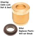 Sea Doo Billet Steering Cable Lock Nut & Seal RXP RXT GTI GTS GTX XP R