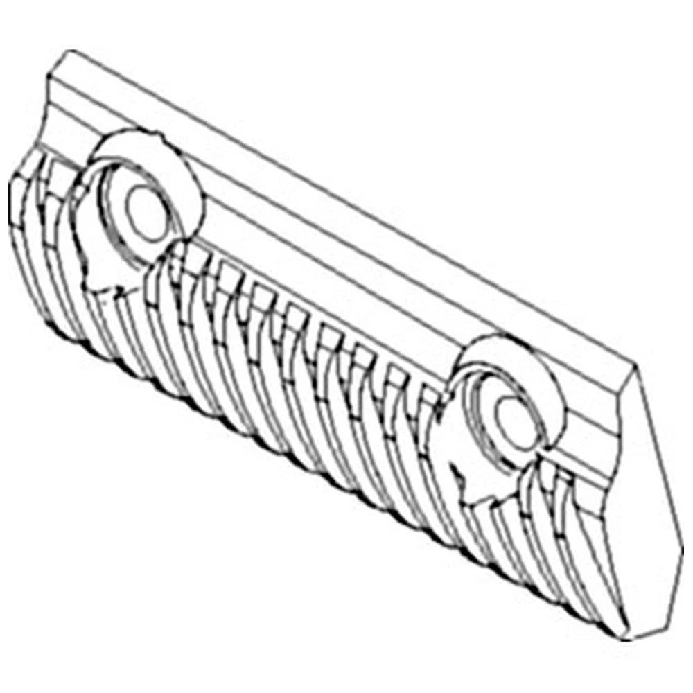 84060998 Rasp Bar; Lh Rotor, (Set Of 3), (Trailing)