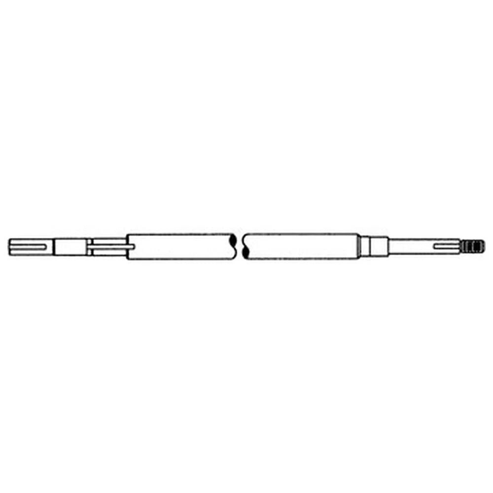 280384mspl Auger Shaft, Return Grain, Less Flighting