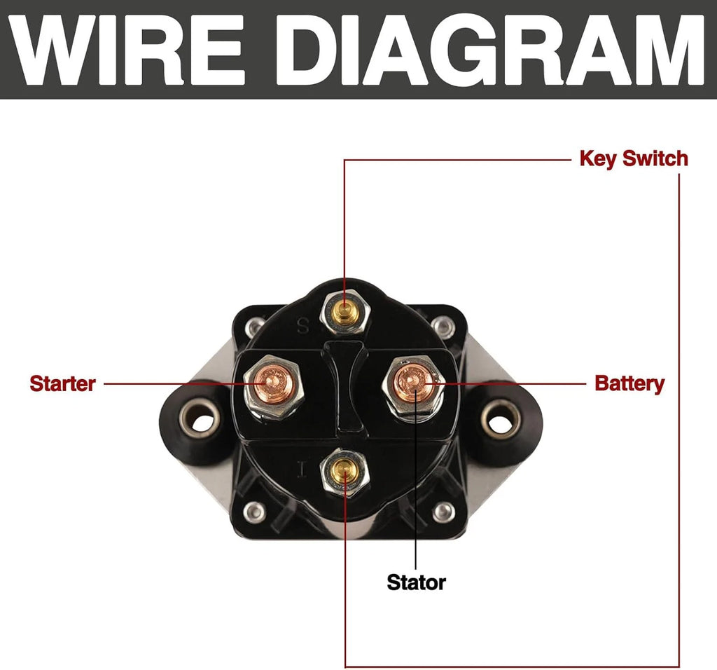 Replacement Solenoid for Mercury 40-250HP Models 89-817109 Series