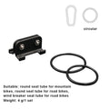 Bike Number Plate Bracket Black Clamp