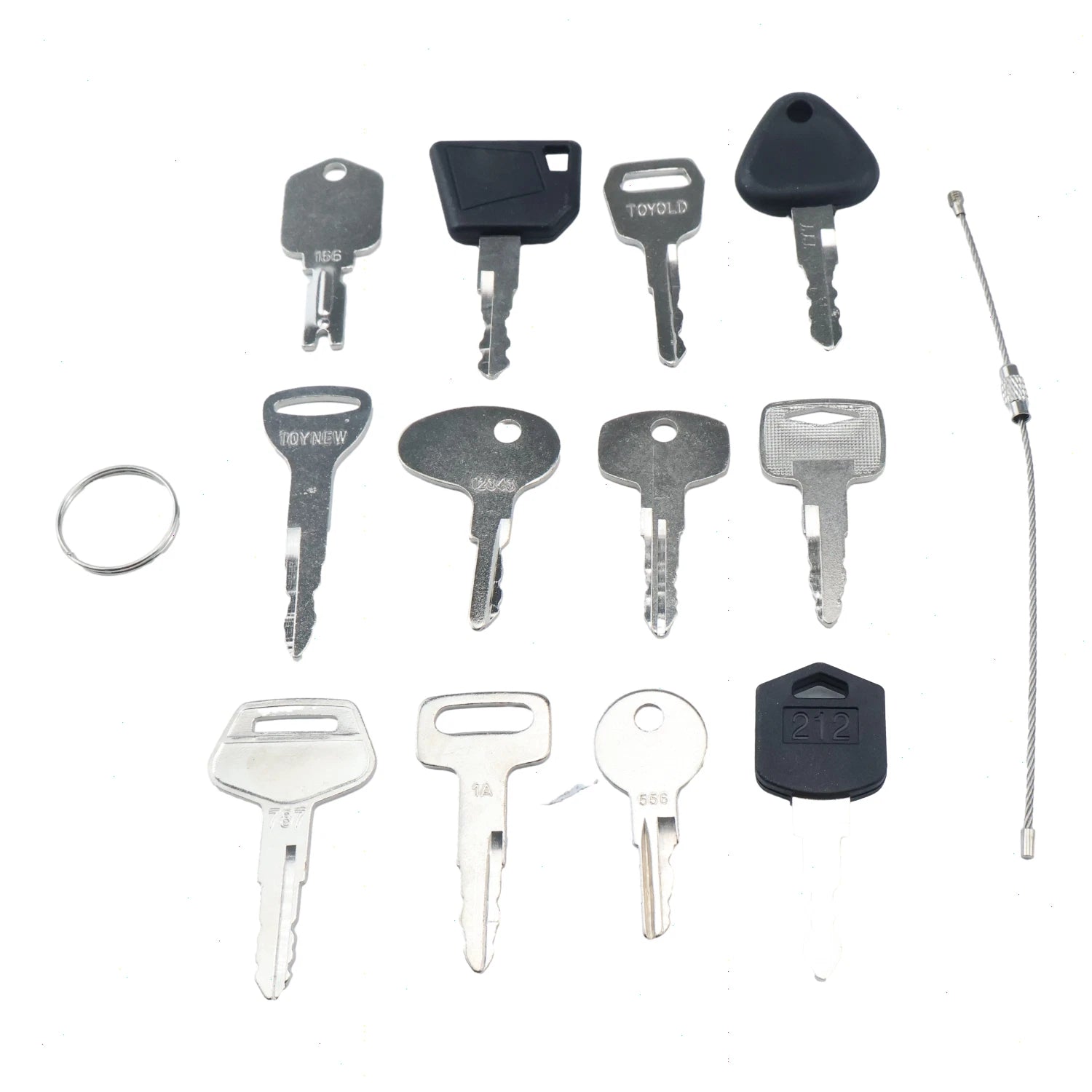12x Forklift Ignition Key For Yale Hyster Mitsubishi Caterpillar