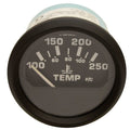 Faria Boat Temperature Gauge Euro Black 2 Inch by Faria