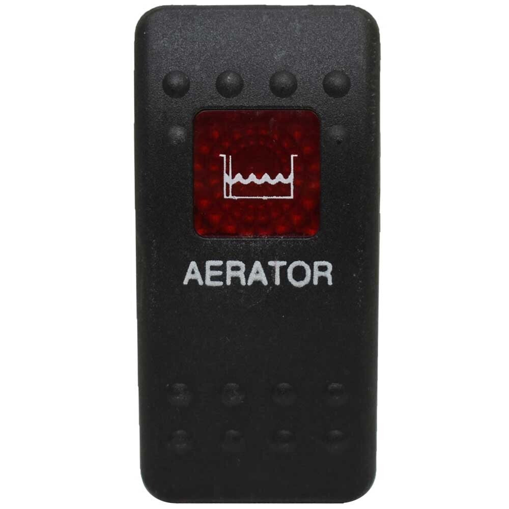 Rocker Switch Cover Carling Aerator Black by Carling