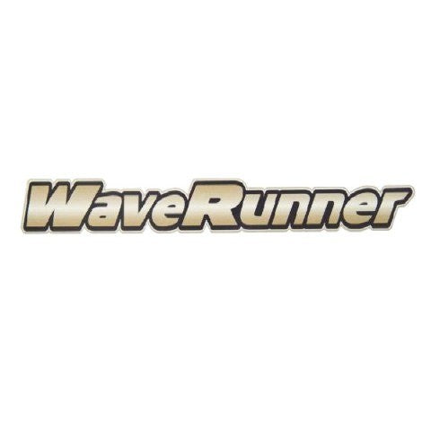 Yamaha Boat Logo Decal WaveRunner Gold White Sticker by Yamaha