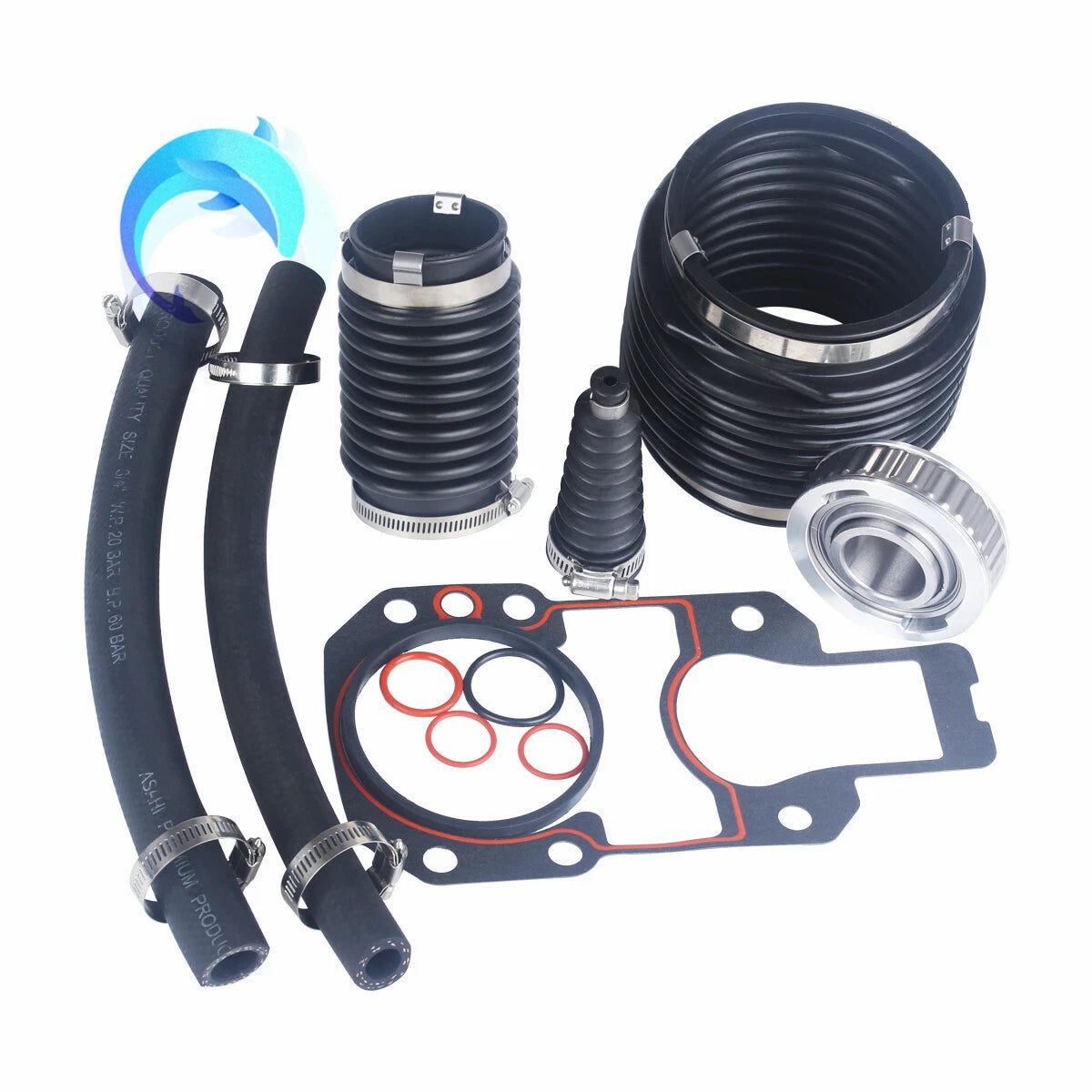 New Mercruiser Alpha One Gen 1 Transom Seal Bearing Bellows Kit