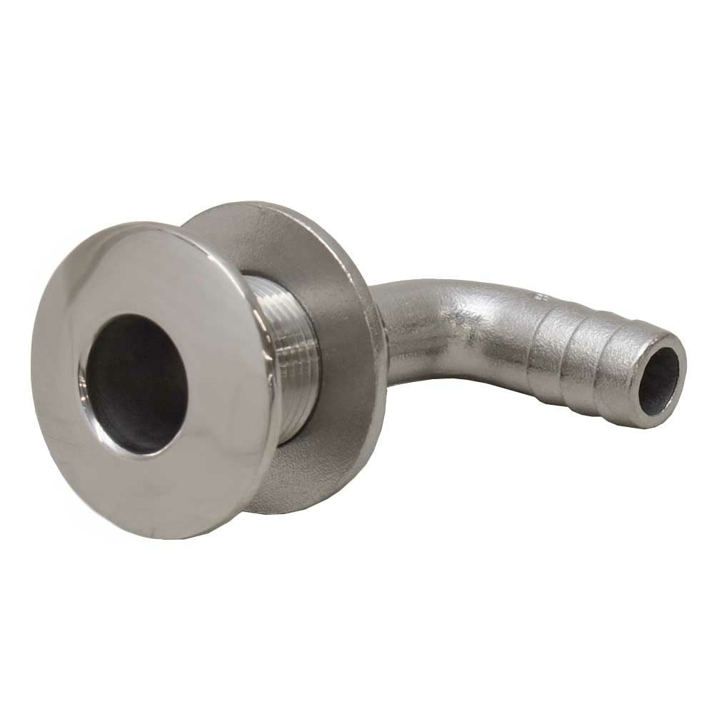 Premier Boat Elbow Thru Hull Stainless Steel 5/8 Inch by Premier