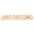 Set 0.25 0.5 1 Degree Maple Neck Shims For Guitar