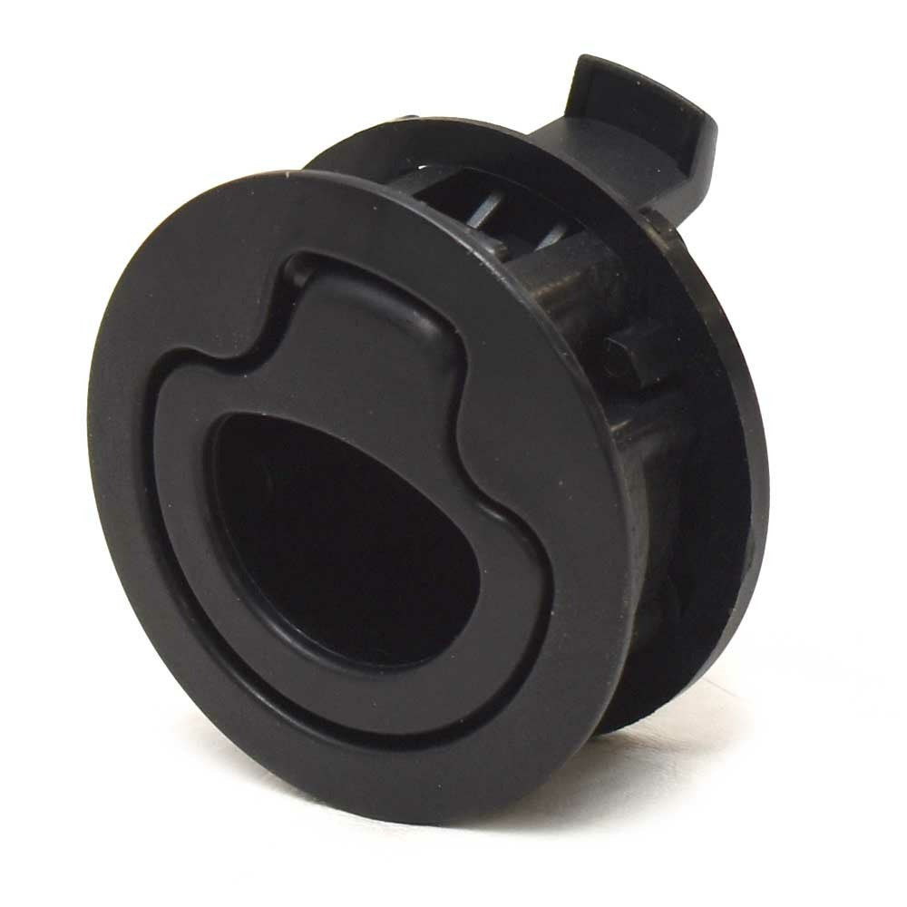 Boat Pull Latch Non-Locking Black Plastic 2 1/8 Inch