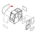4651655 Rh Right Side Cab Glass Fits John Deere Fits Jd Excavator