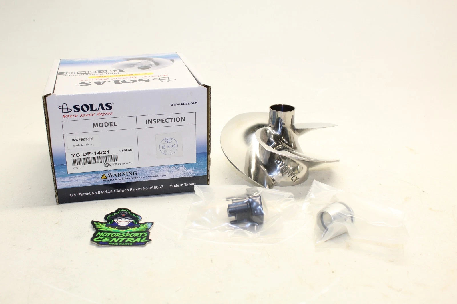 08-16 Yamaha Waverunner Solas Impeller Ys-df-14/21 Fx Fzr Fzs Sho