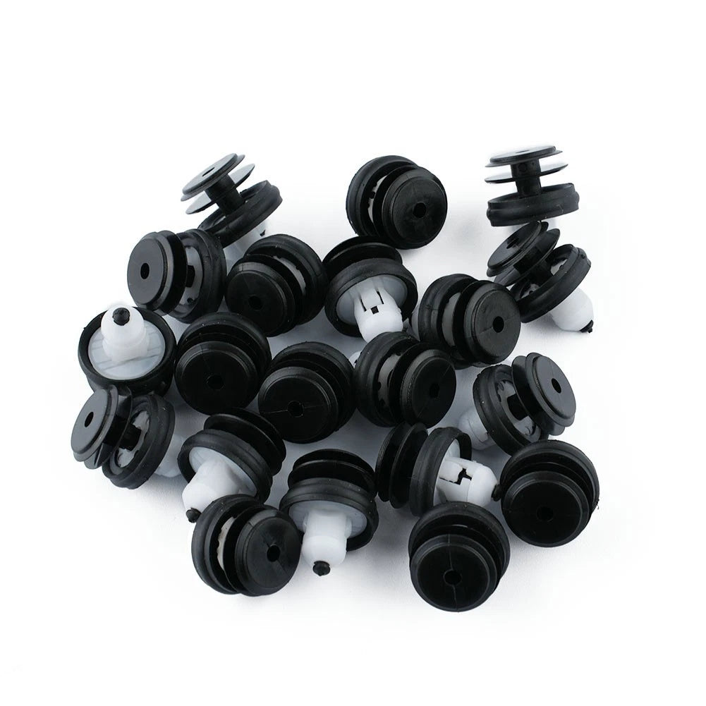 Door Trim Panel Clip Nylon Clips Black White Door Trim Panel Clip 8mm