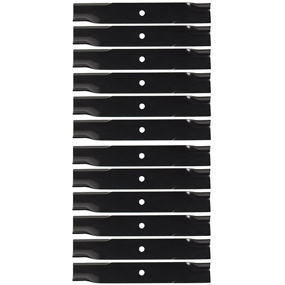 Twelve (12) 48" Fits Scag 16-1/2" X 5/8" Mower Blades 482877
