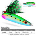 Sinking Spoon Lure 3D Realistic Eyes