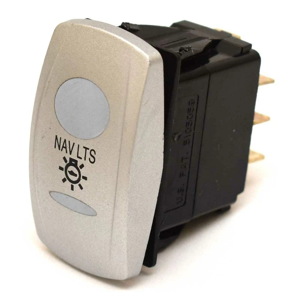 Carling On/off/on Contura V Boat Rocker Switch | Nav Lts 4 Spade 12 V