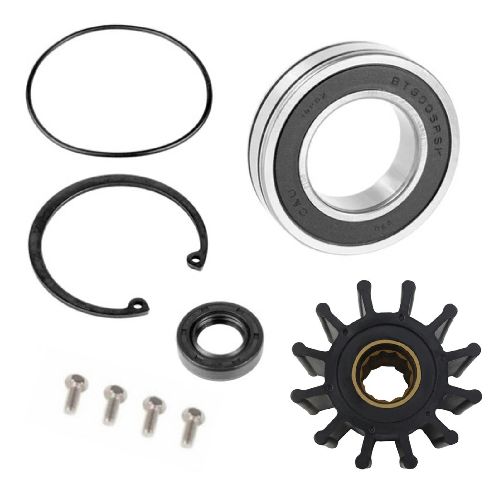 Raw Sea Water Pump Repair Kit for Volvo Penta Crank Mounted Models