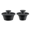 2 Pack Silicone Sink Plug Bathtub Stopper Shower Drain Seal Bathroom