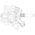 Hydraulic Pump Fits 362 365 375 390 390t 393 394s 396 398 399 50e