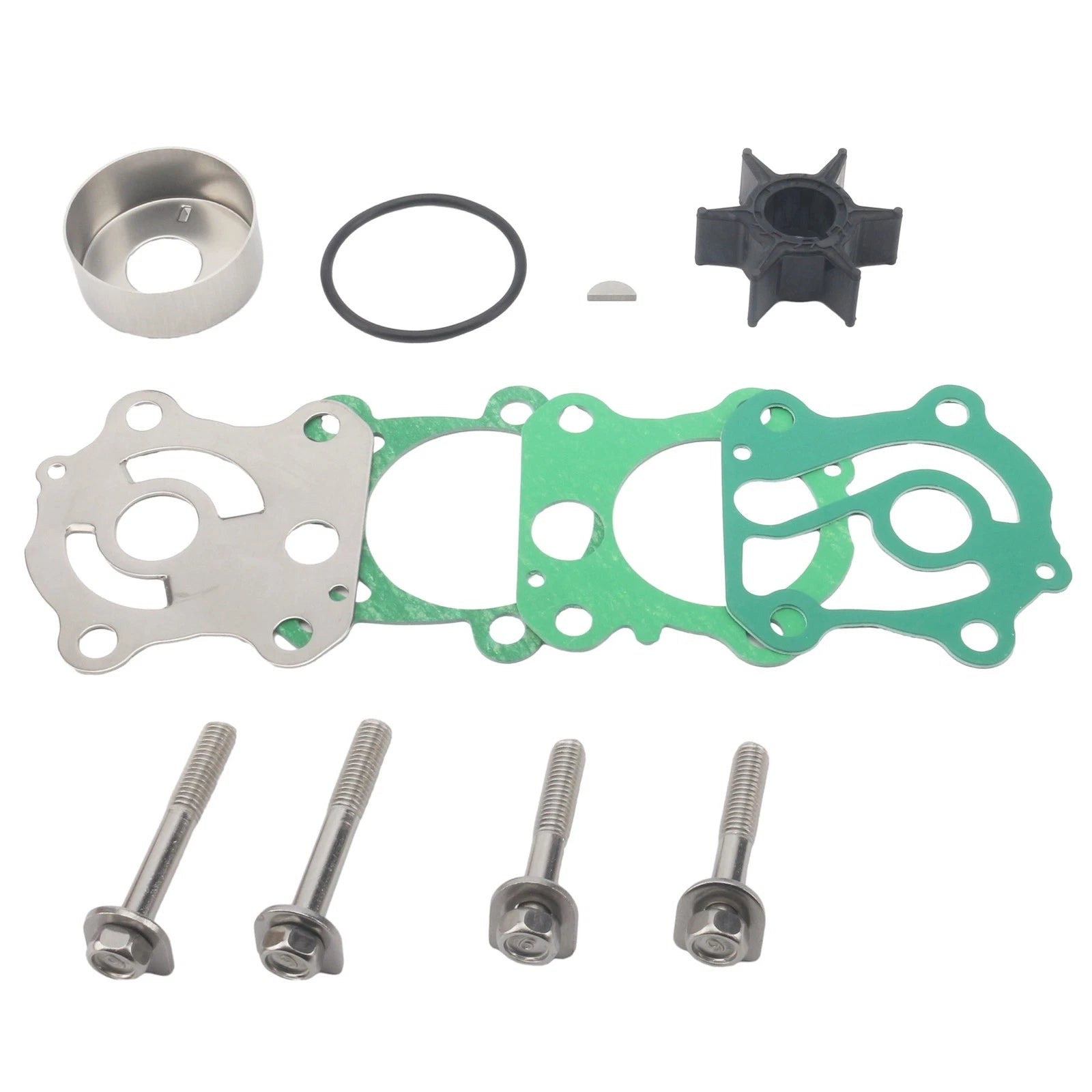 Water Pump Impeller Kit 6h3-w0078-00 Yamaha 4-stroke 50 60 Hp Ft 50