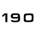 Ranger Boat Raised Decal Black Sticker by Ranger