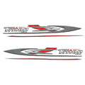 Decal Set Triton Red Silver Black 4-Piece by Triton