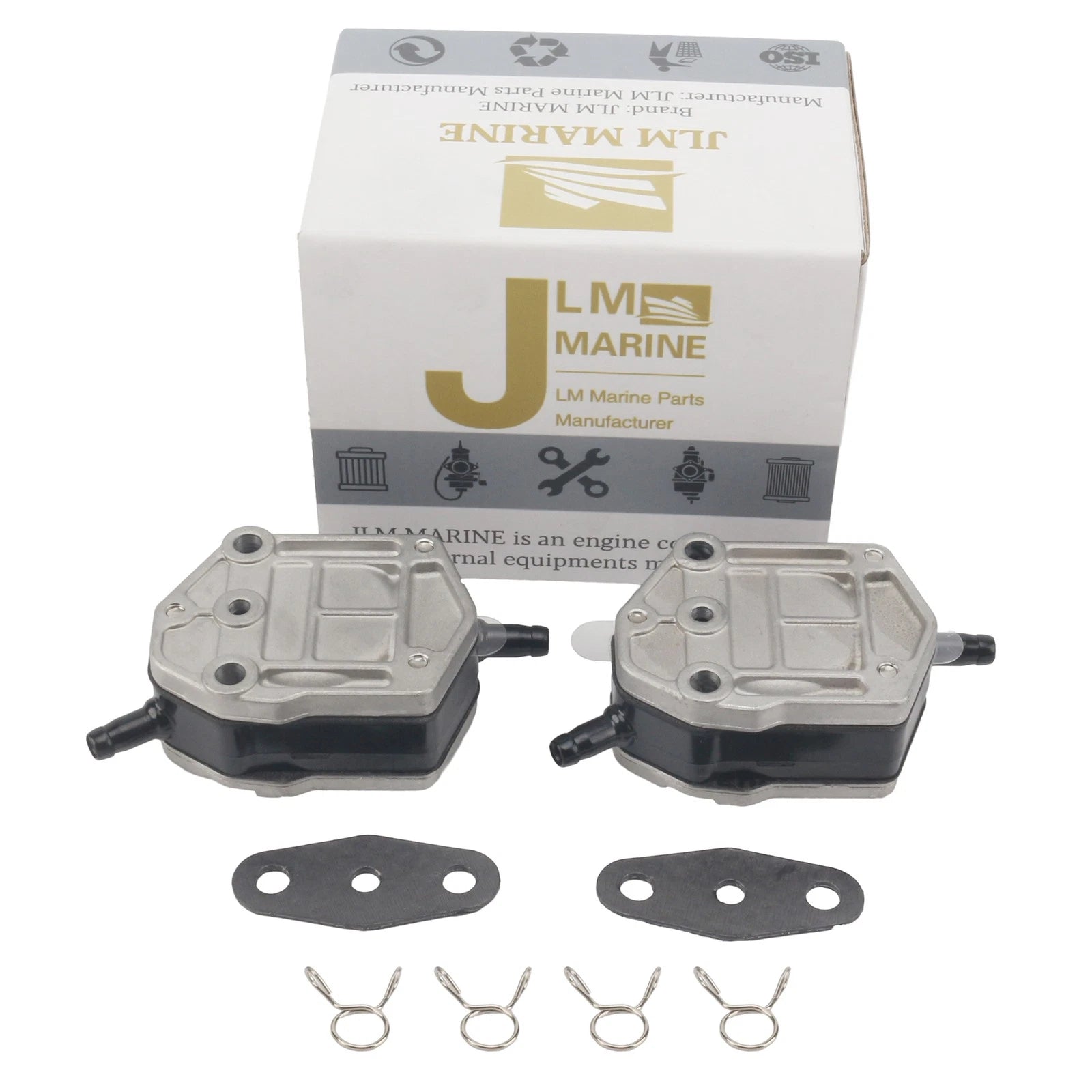 2 Fuel Pump For Yamaha Mariner 9.9hp - 60hp Outboard 94799m 43113m