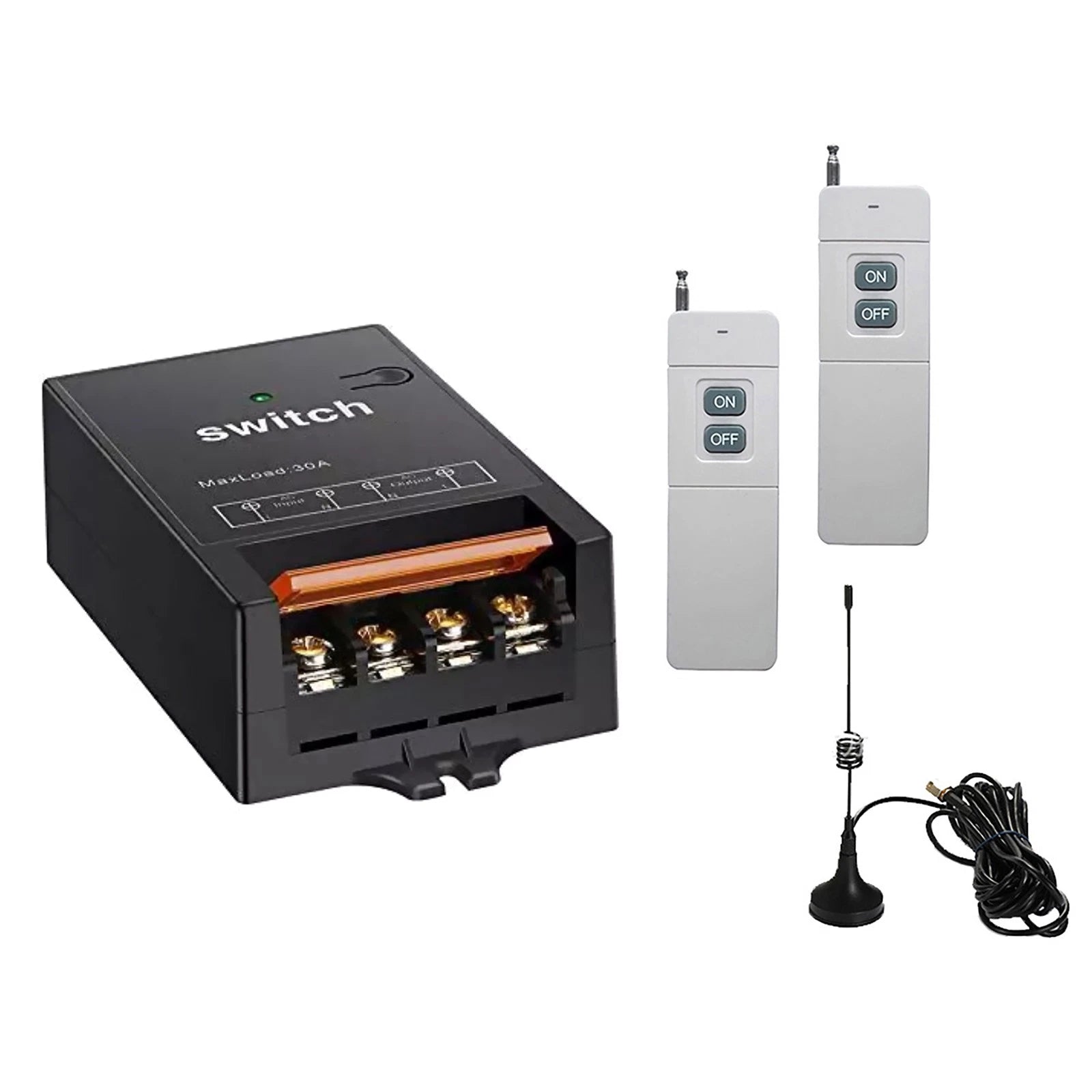 2ch Remote Control Switch Wireless Transmitter Receiver 1.5km Range