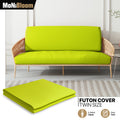 Lawn Green Twin Size Slipcovers Cushion Stretch Futon C