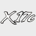 Yamaha Jet Boat Raised Decal Emblems SX230 Twin Engine Black Pair by Yamaha