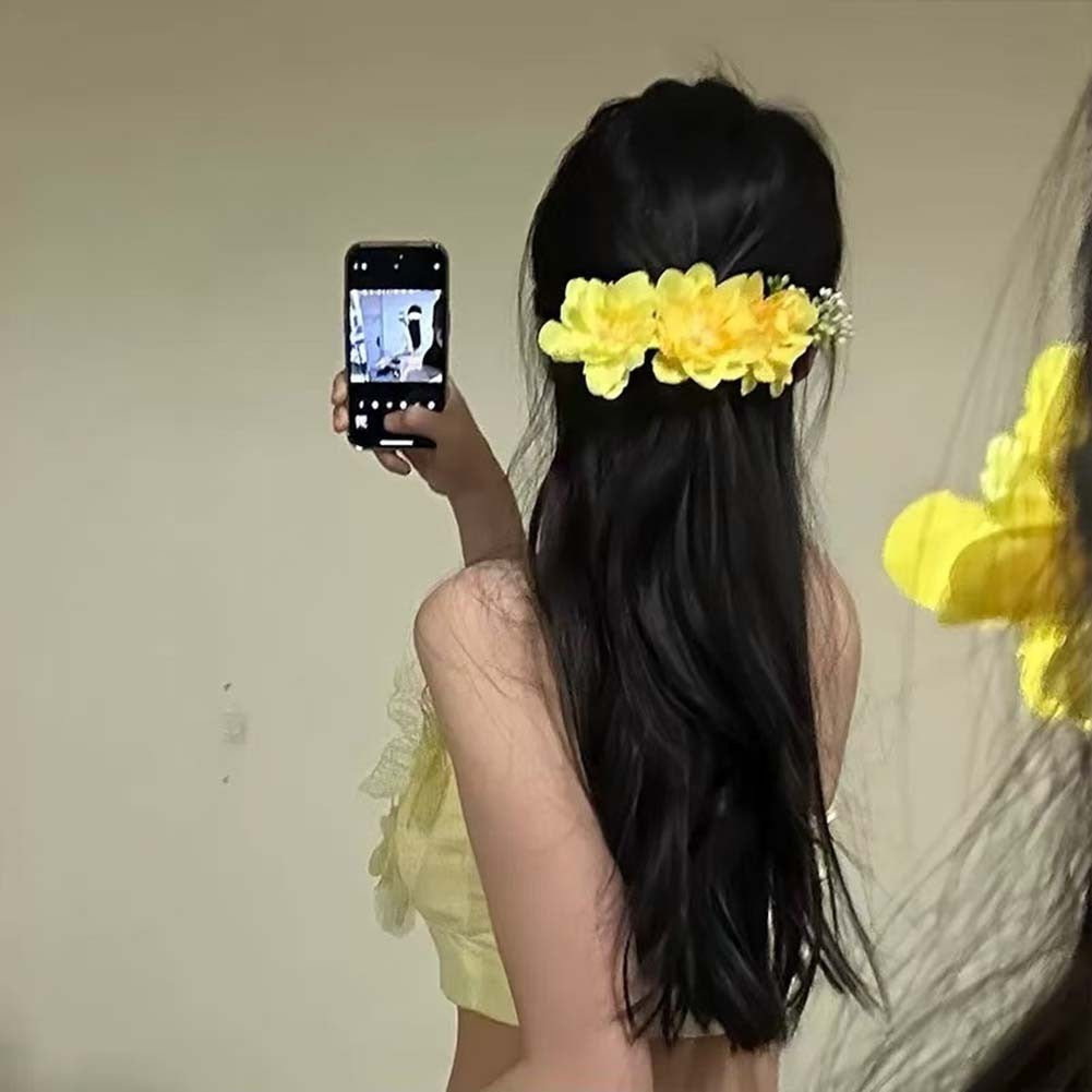 Flower Hair Clip Party Styling