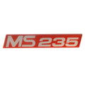 MasterCraft Boat Decal MS 235 Red Silver by MasterCraft