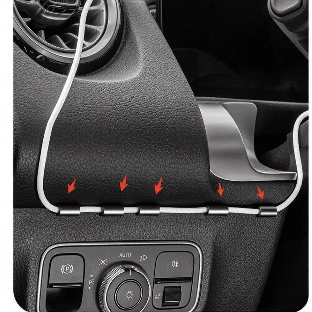 Car Interior Cable Management Clips For For Phone And Dashcam For